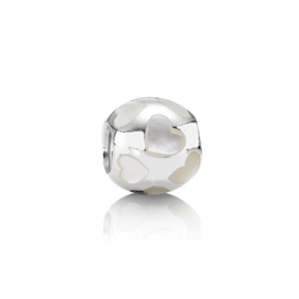 Custom listing X 2 EUC Pandora 790398MPW 
 Charm - Picture 3 of 14